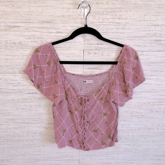 SO Floral off the shoulder Blouse | SIZE XS - Picture 1 of 5